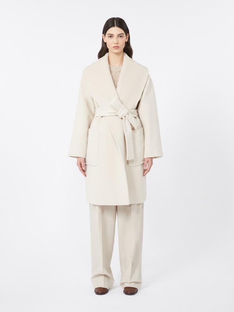 Cappotto midi in misto alpaca e lana vergine<BR/> CLORURO 023 MAX MARA STUDIO