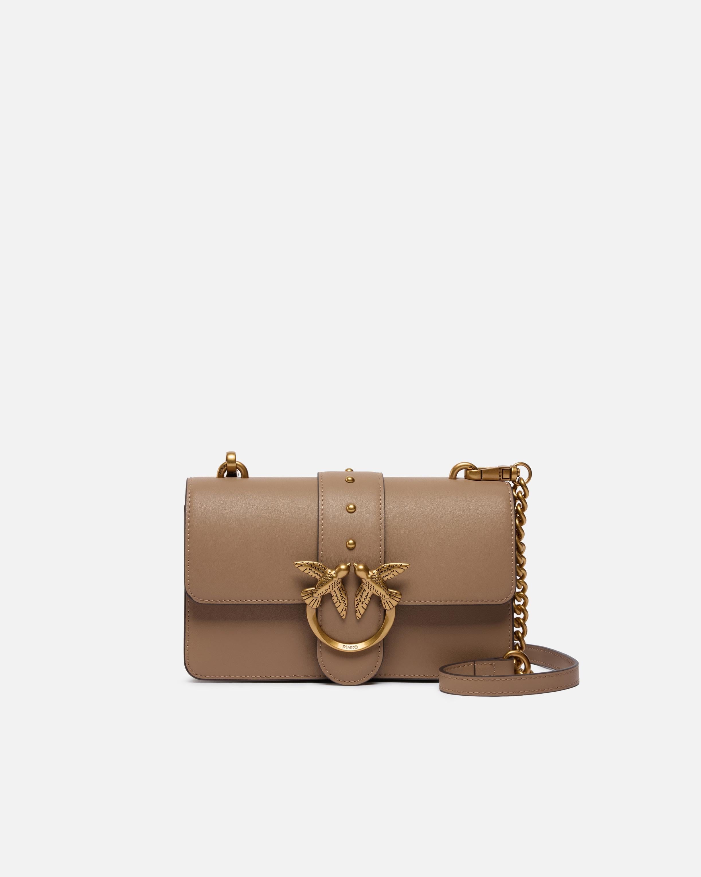 love one mini<BR/>Borsa a tracolla piccola Love Bag One in pelle<BR/><BR/> 105856A0F1 D01Q PINKO