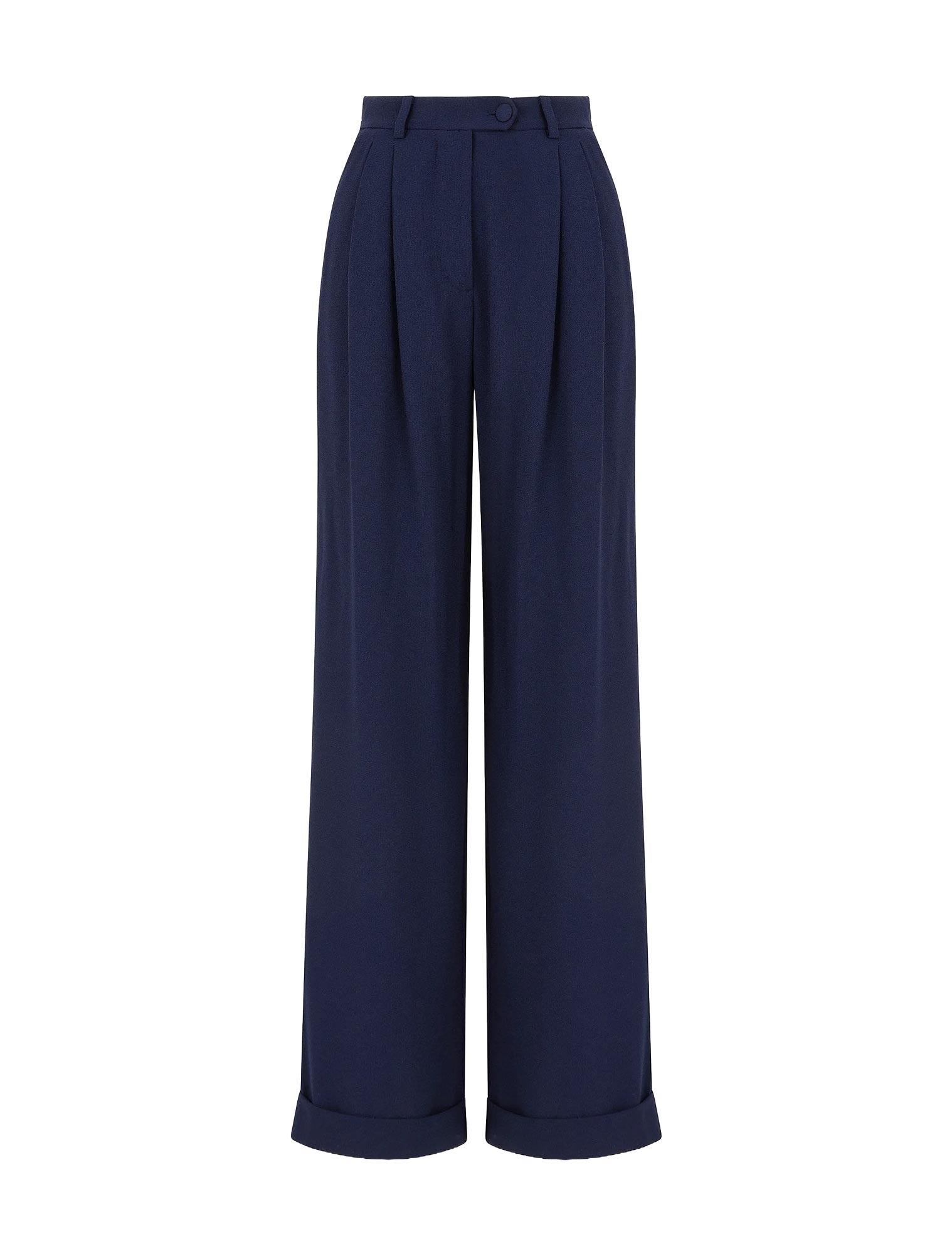 Pantalone donna con in tessuto sablé stretch con pieces 6D2P672NA7Z 0917 ARMANI