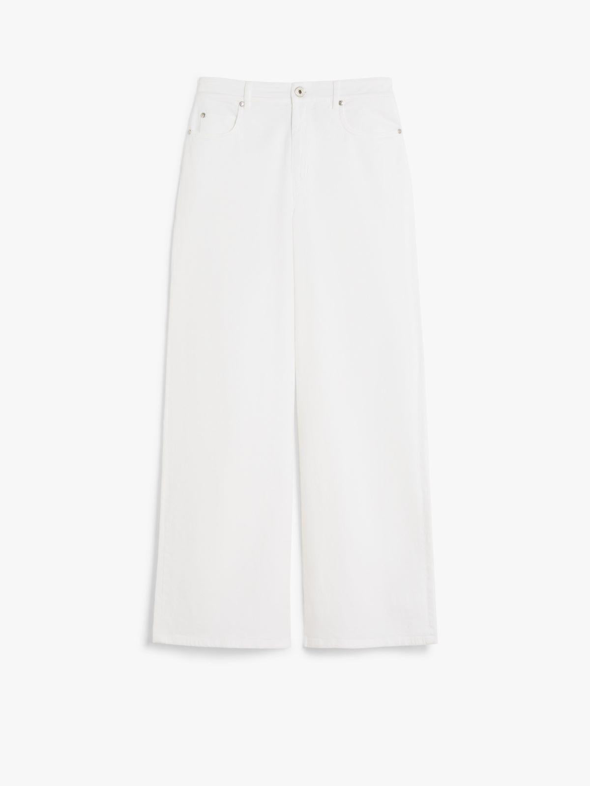 Pantalone donna wide leg in drill di cotone MEDINA 002 WEEKEND