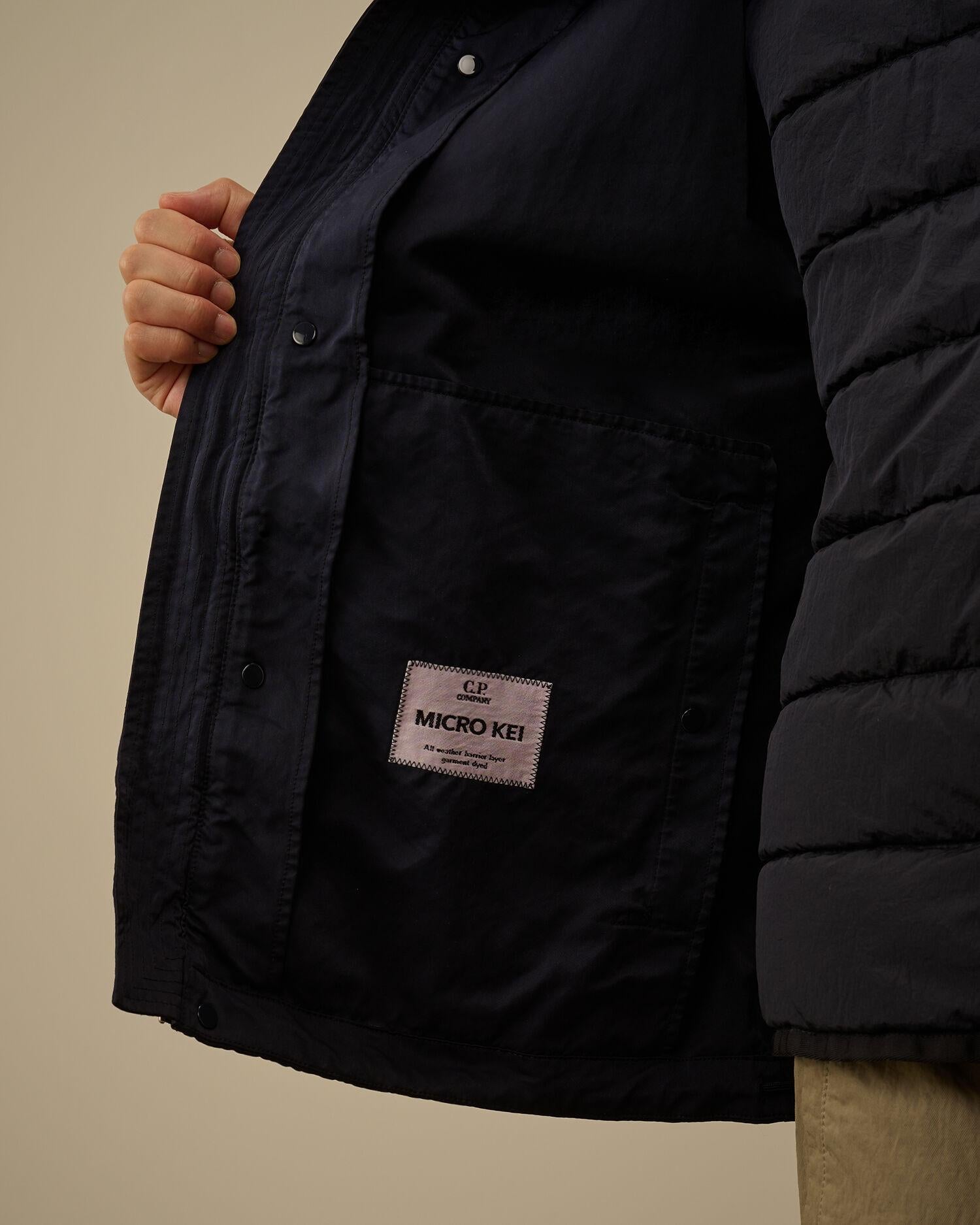 Micro Kei Hooded Lens Jacket<BR/> CMOW189A 888 C.P. COMPANY