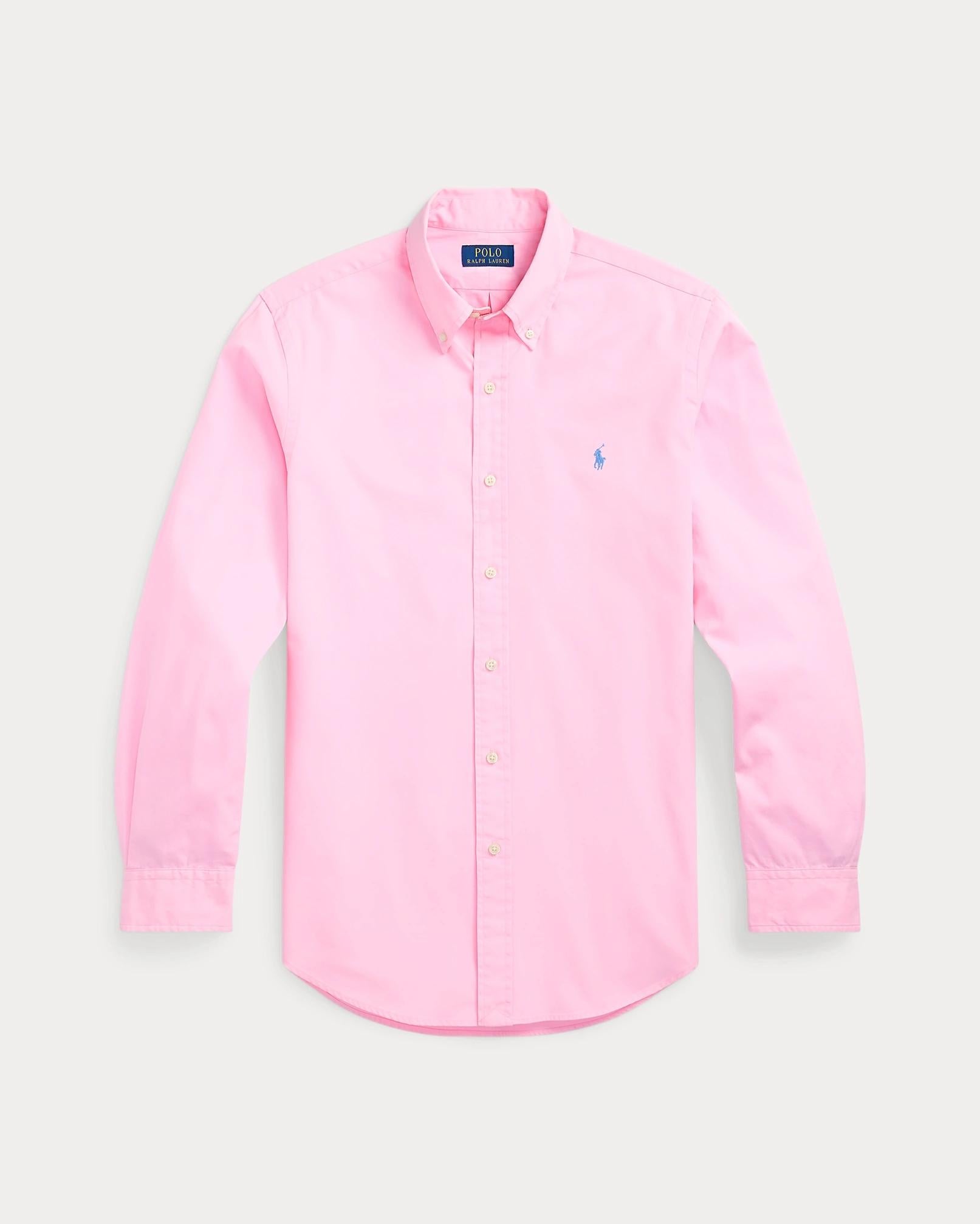 Camicia in twill Custom-Fit<BR/> 710937993 016 RALPH LAUREN