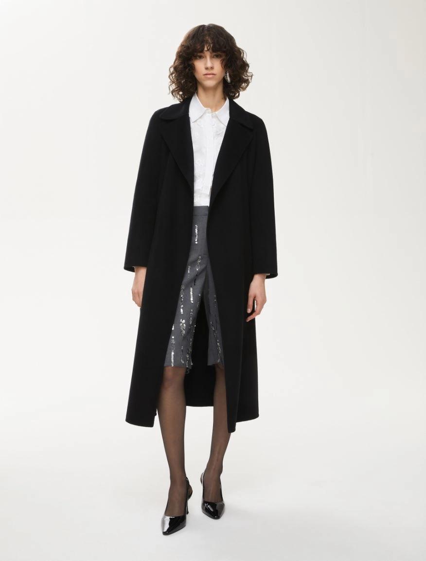 Cappotto a vestaglia in misto lana REUS 007 IBLUES