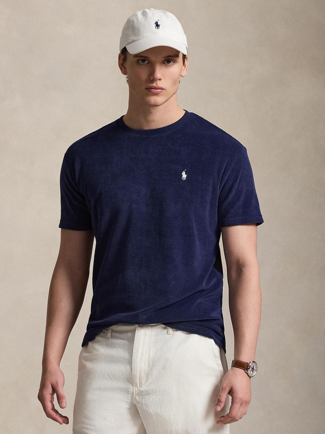 T-shirt uomo in spugna di cotone 710A12492 005 RALPH LAUREN