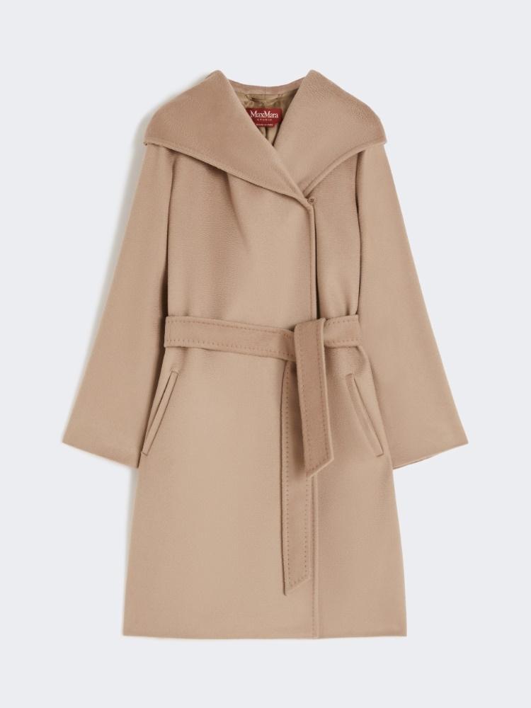 Cappotto con cappuccio in lana NEWMANG 006 MAX MARA STUDIO