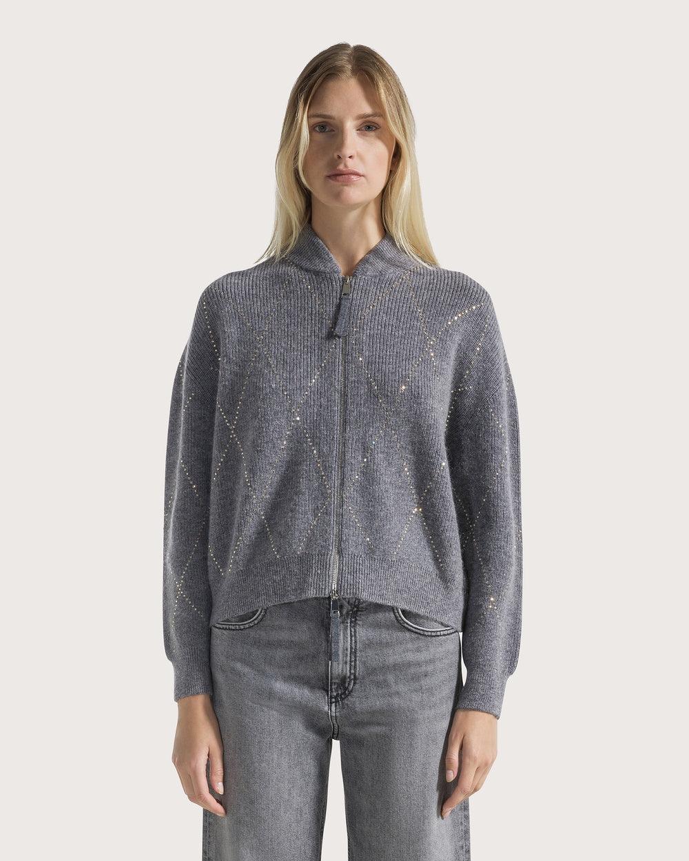 Giubbino in lana mohair MT3906910754 944 SEVENTY