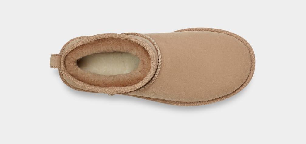 Scarpa donna Classic utra mini in pelle scamosciata 1116109 SAN UGG