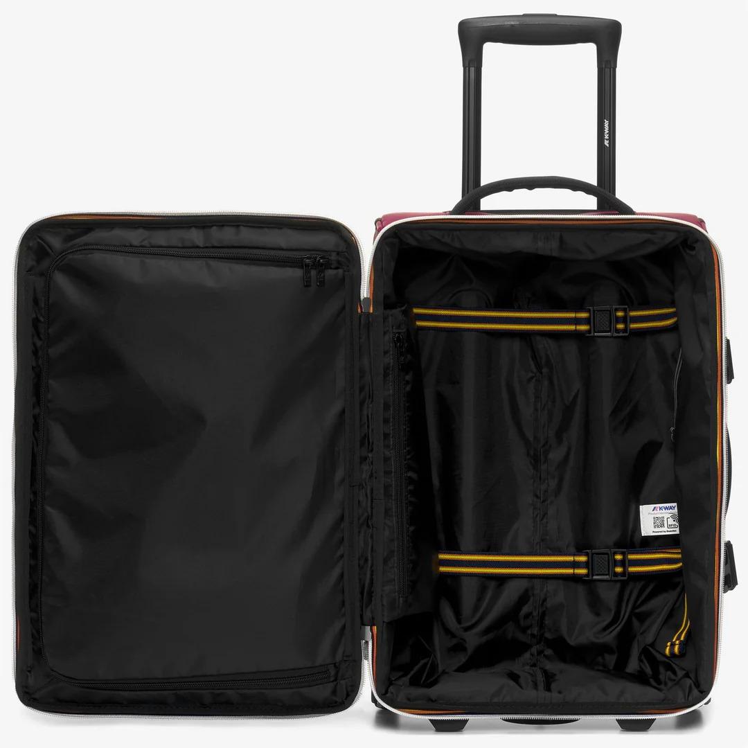 BLOSSAC S<BR/>Trolley Cabina Unisex Blu Profondo con Tasche Organizzative K2127IW Y04 K-WAY