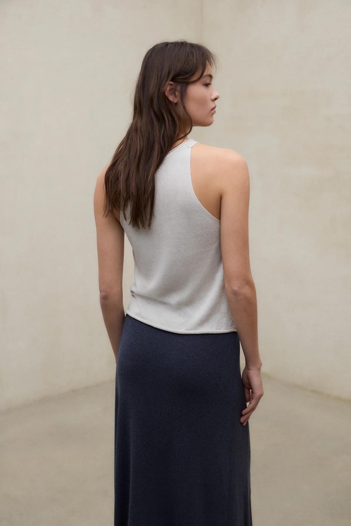 Cannottiera Ceiba Beige<BR/><BR/> CEIBA 055 ECOALF