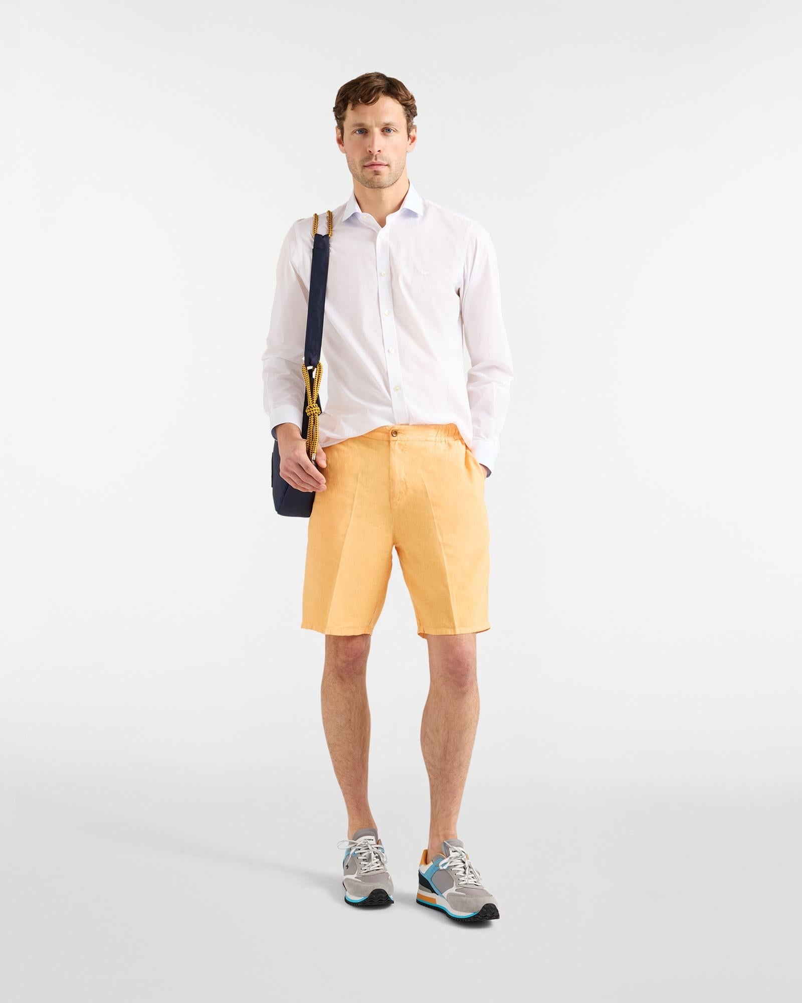 Camicia Uomo in Popeline Stretch<BR/> CNQ011012523I 100 HARMONT & BLAINE