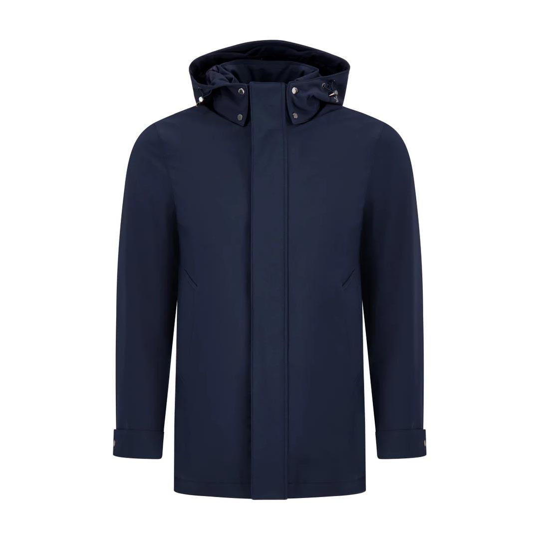 Giubbotto Uomo WOOLRICH Black Soft shell barrow mac coat<BR/> CFWOOU2017MRUT3496 3989 WOOLRICH