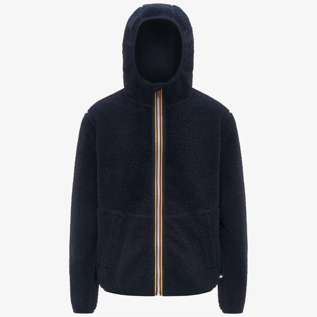 JACK SHERPA POLAR REVERSIBLE<BR/>BLUE DEPTH-BLUE DEPTH<BR/>Giacca in pile reversibile blu K3132NW A2B K-WAY