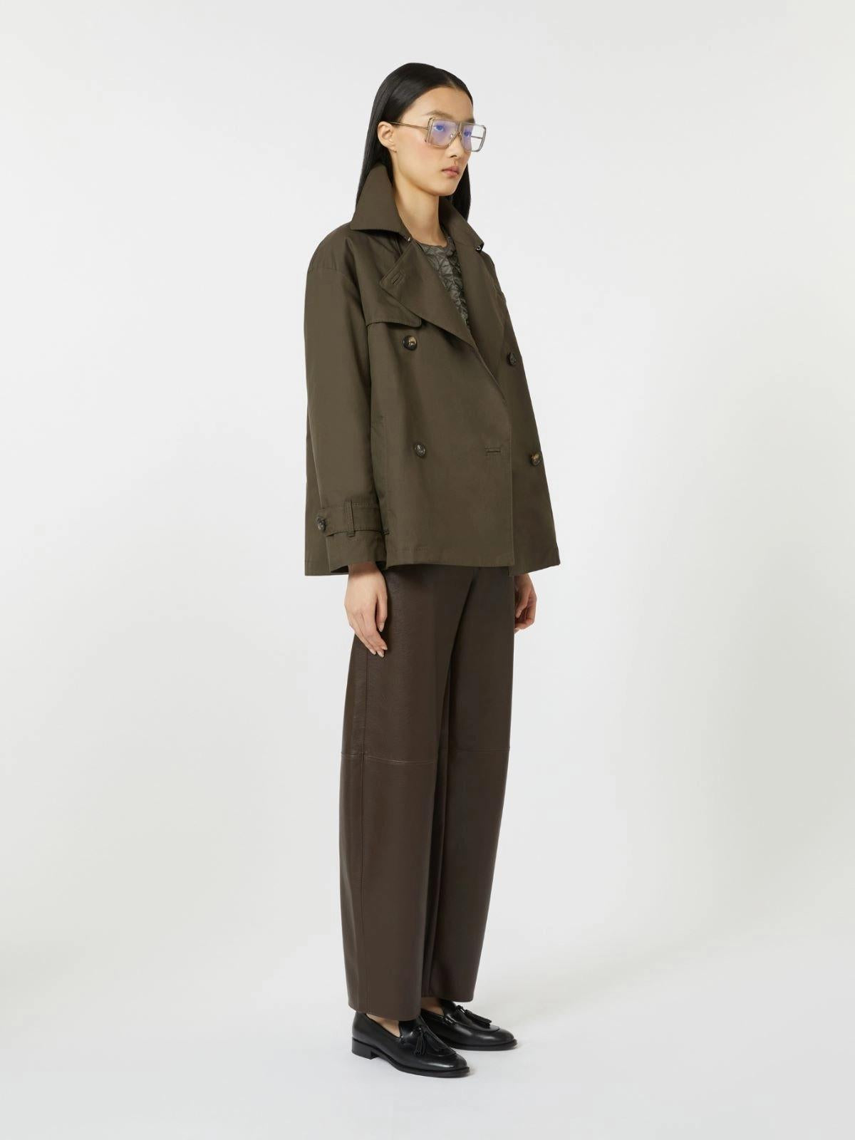 MTCZENO<BR/>Trench doppiopetto in cotone antigoccia MTCZENO 003 MAX MARA THE CUBE