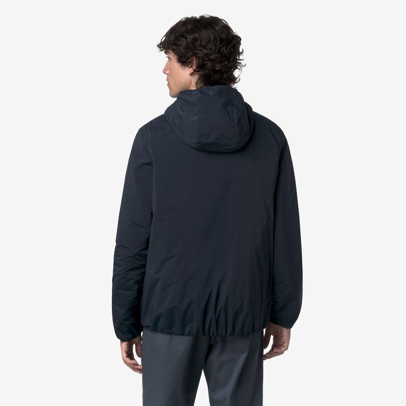 JACK PLAIN WARM<BR/>BLUE DEPTH<BR/>Giacca corta isolante da uomo blu con imbottitura ecologica K2136DW K89 K-WAY