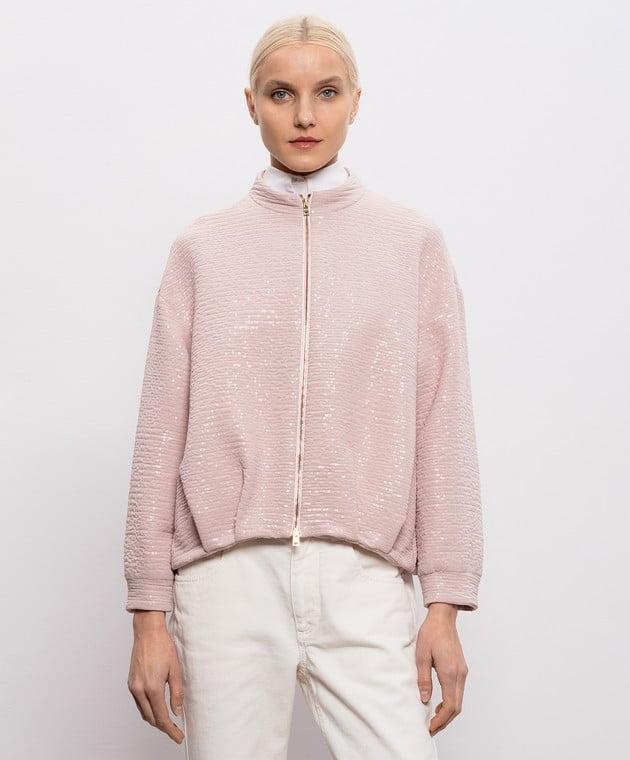 BOMBER CON PAILLETTES GI000385D12862S 4173 HERNO