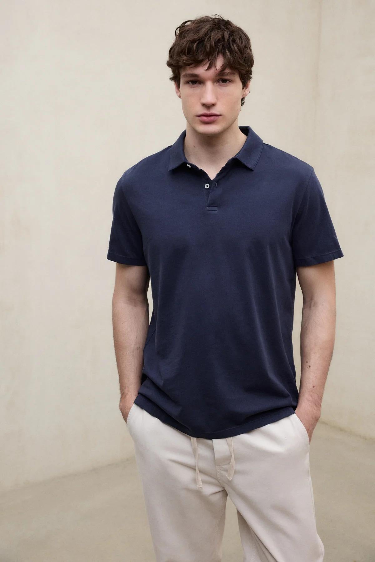 Polo Theo Blu Navy<BR/><BR/> THEO 161 ECOALF