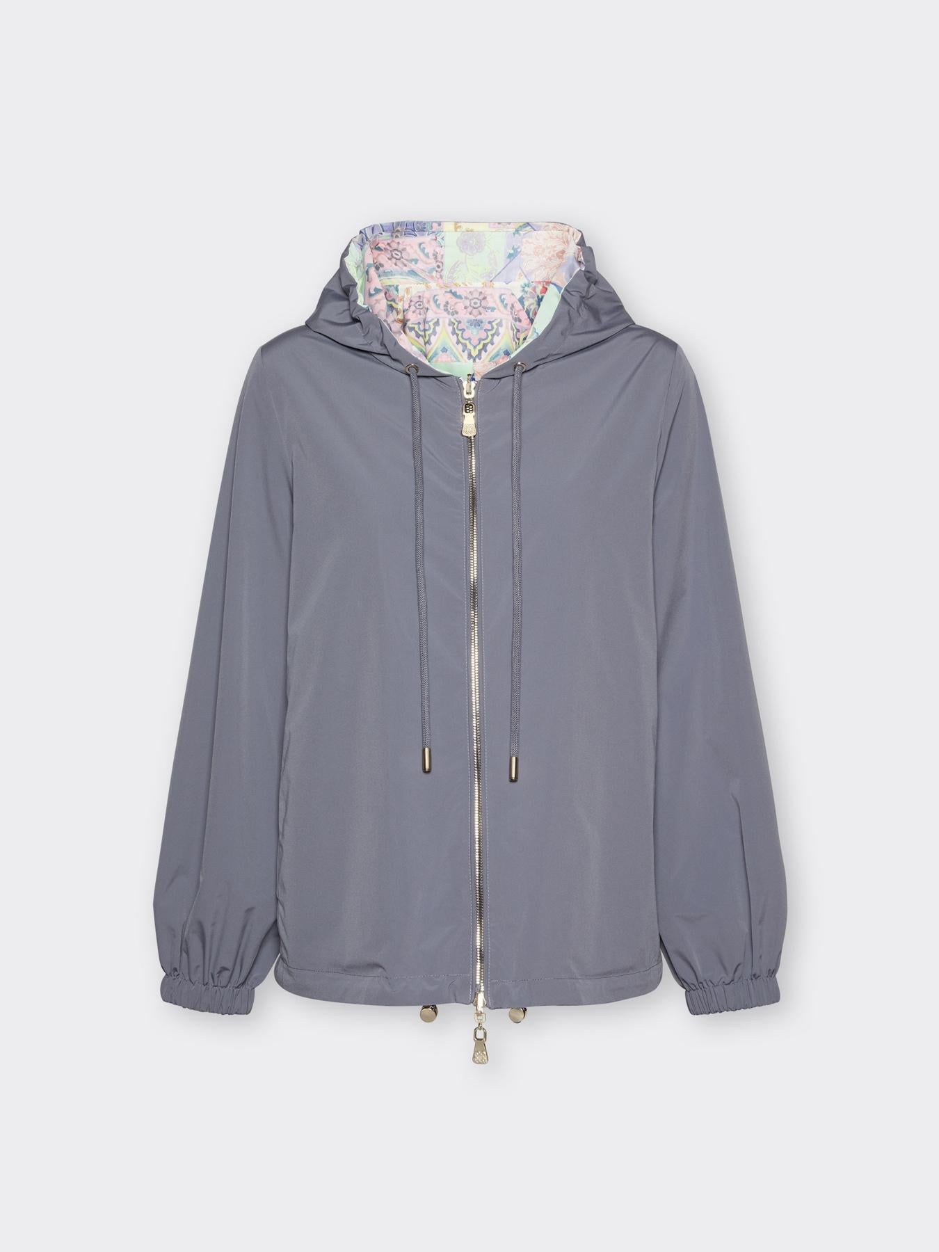 Parka reversibile stampato con cappuccio<BR/> F048P000193N 23 ELENA MIRO