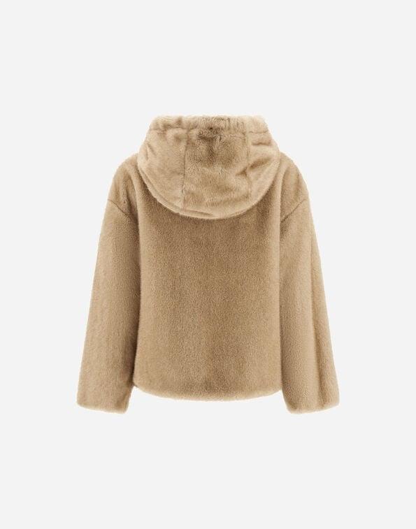 BOMBER IN MELANGE ALTERNATIVE MINK FUR<BR/> GI000318D12739 1985 HERNO