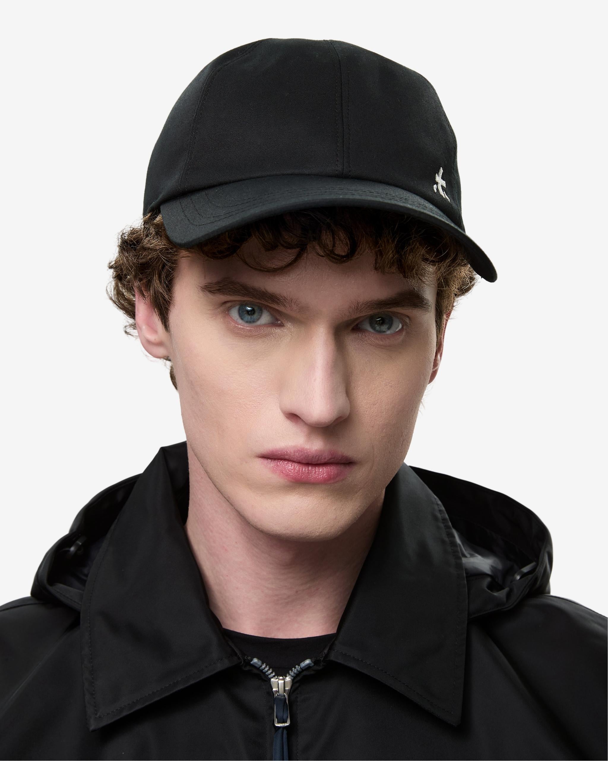 Cappello da baseball in cotone<BR/> BALL BLACK PREMIATA