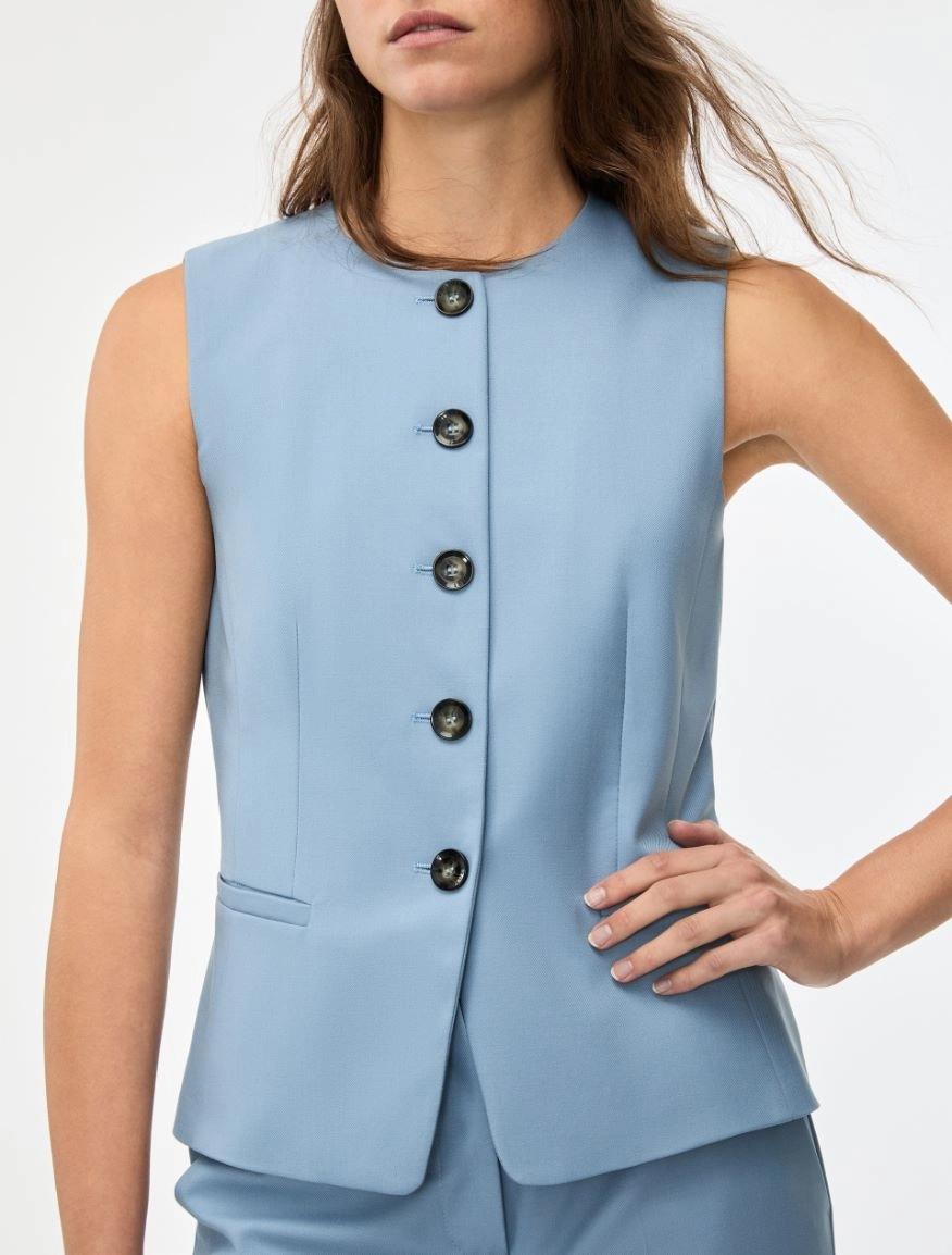 GILET GIROCOLLO<BR/>Carta Da Zucchero IBLZATTERA 003 IBLUES