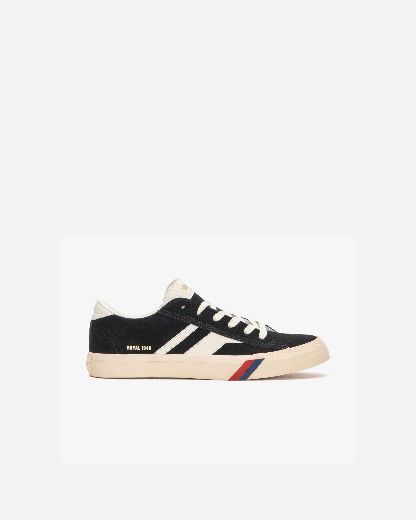 Royal Classic in pelle scamosciata nera e bianca<BR/><BR/> RC226SLM BL00001 PRO-KEDS
