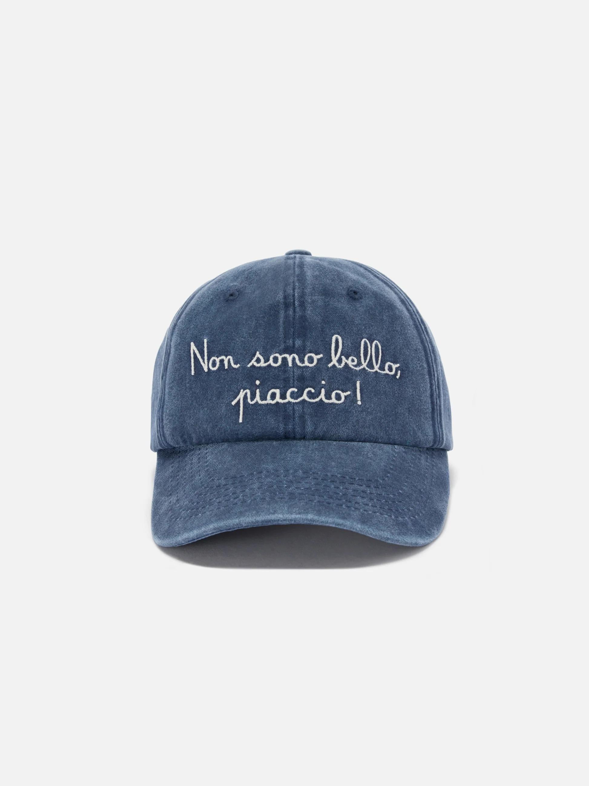 Cappellino Davis con visiera in cotone blu e ricamo | Special Edition DAS0004 08400L MC2 SAINT BARTH