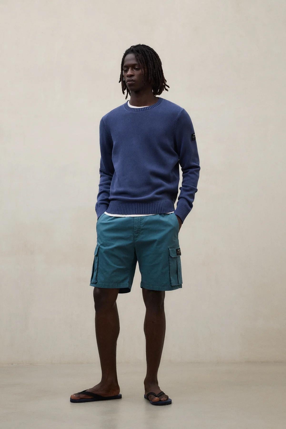 Maglione Tail Blu Navy<BR/><BR/> TAIL 161 ECOALF