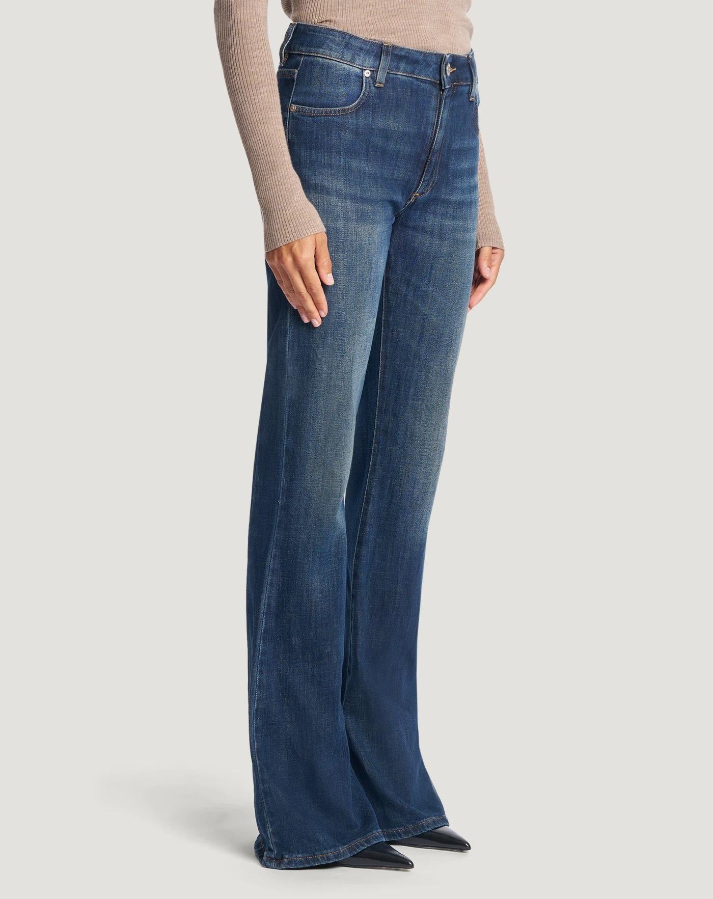 Jeans Janet in denim loose<BR/> C1VPJNZ0 MN14 PT TORINO