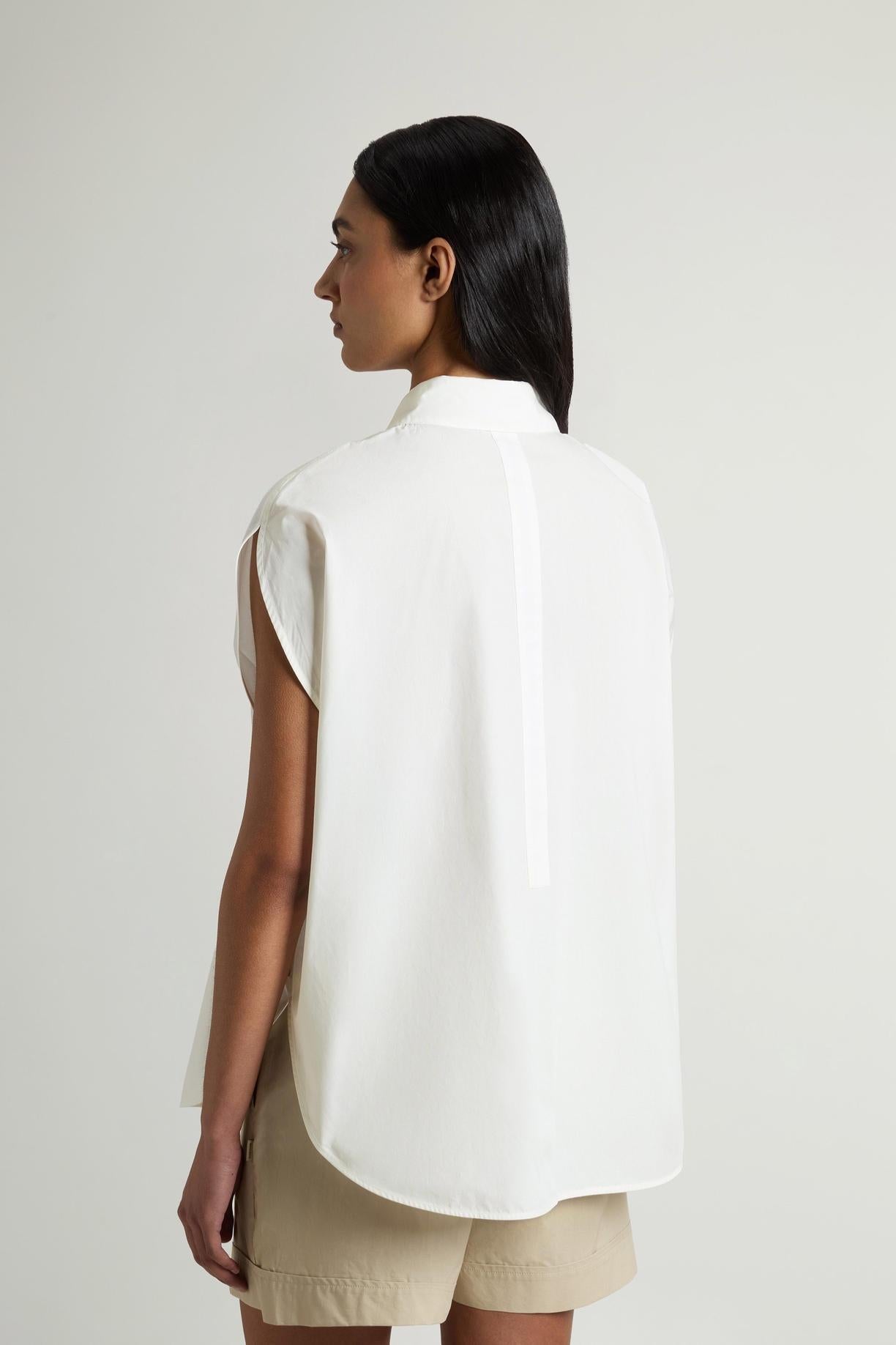Blusa in popeline di puro cotone<BR/> CFWWSI2010FRUT3944 8270 WOOLRICH