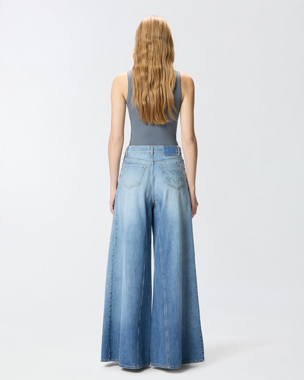 Jeans svasati super wide leg<BR/> 106228A323 PJO PINKO