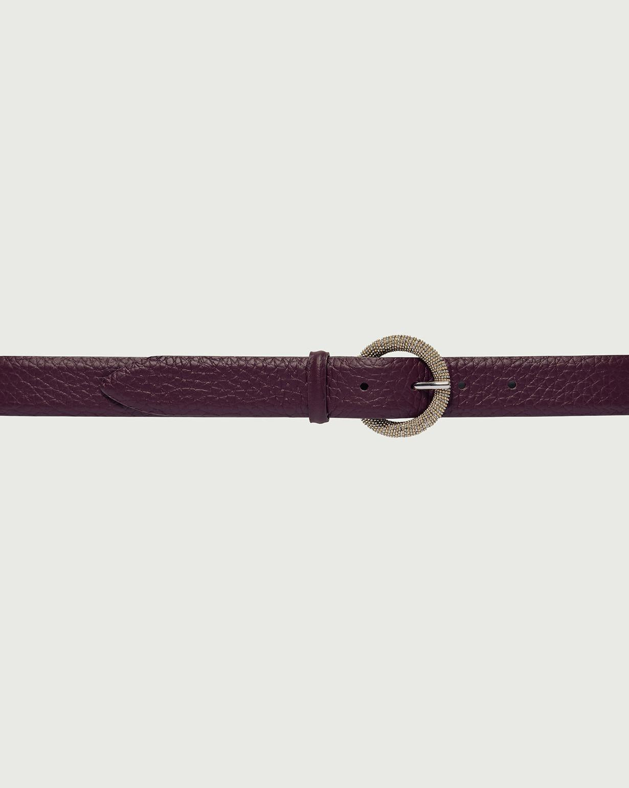 Cintura classica Soft in pelle<BR/> D10318SOF CHIANTI ORCIANI