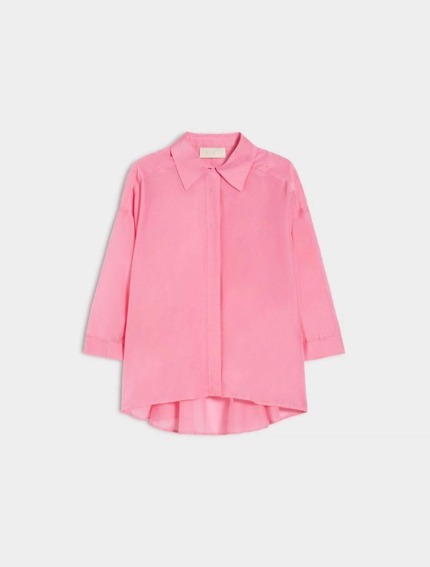 Camicia in misto seta