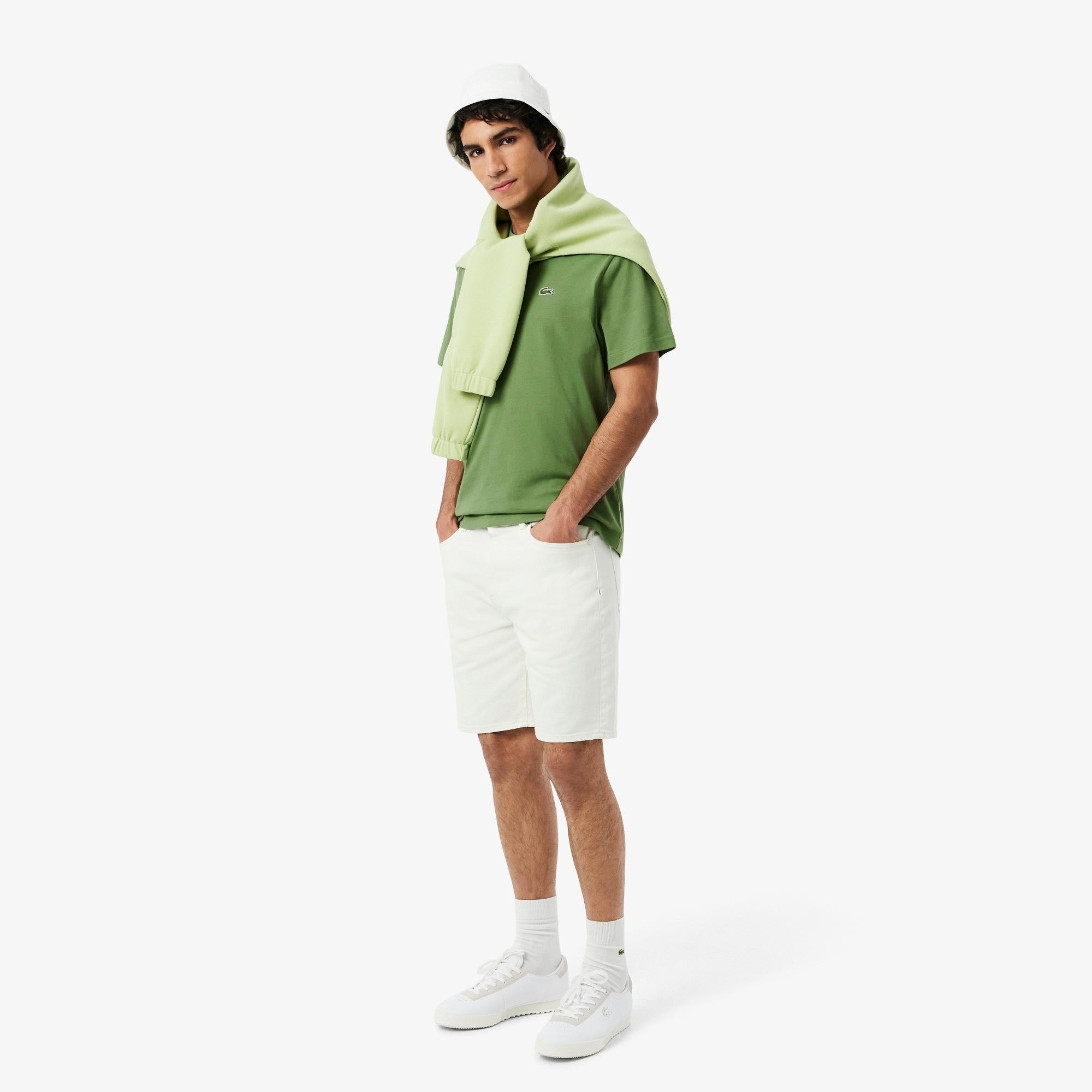 T-shirt uomo in cotone TH7318 02M LACOSTE