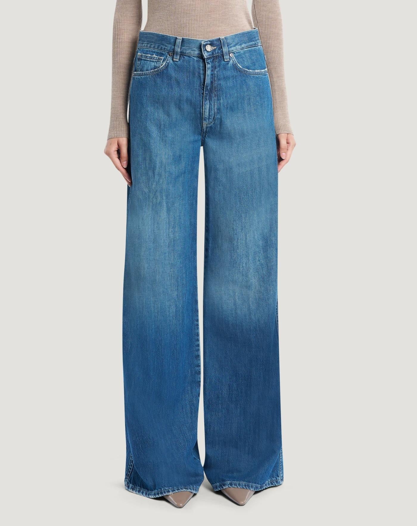 Jeans Kendal in denim<BR/> C1VPKDZ0 MI19 PT TORINO