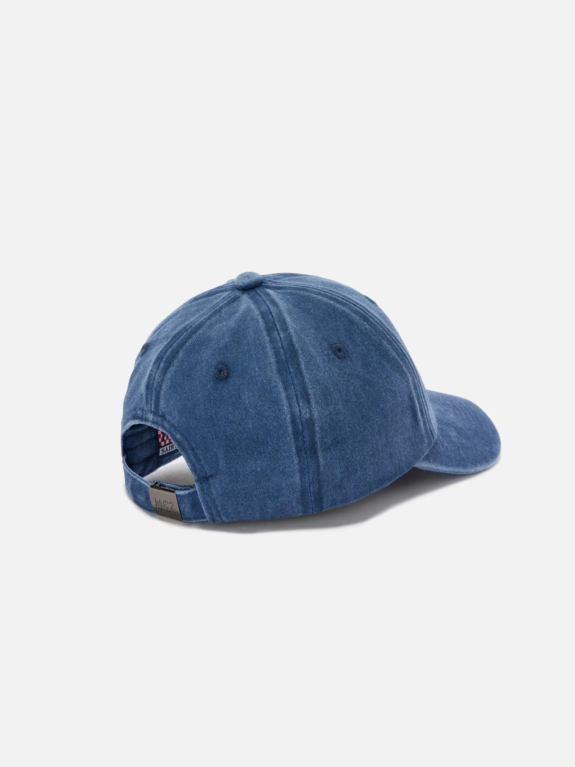 Cappello MC2 SAINT BARTH unisex Davis Hat con logo ricamato Denim DAS0004 02963L MC2 SAINT BARTH