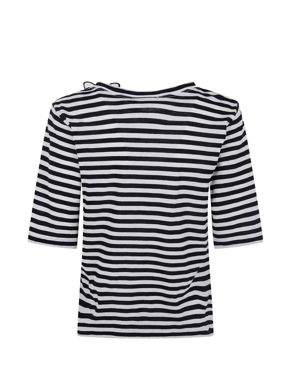 Maglietta a righe con scollo a barca Seventy<BR/> MJ2135820480 755 SEVENTY