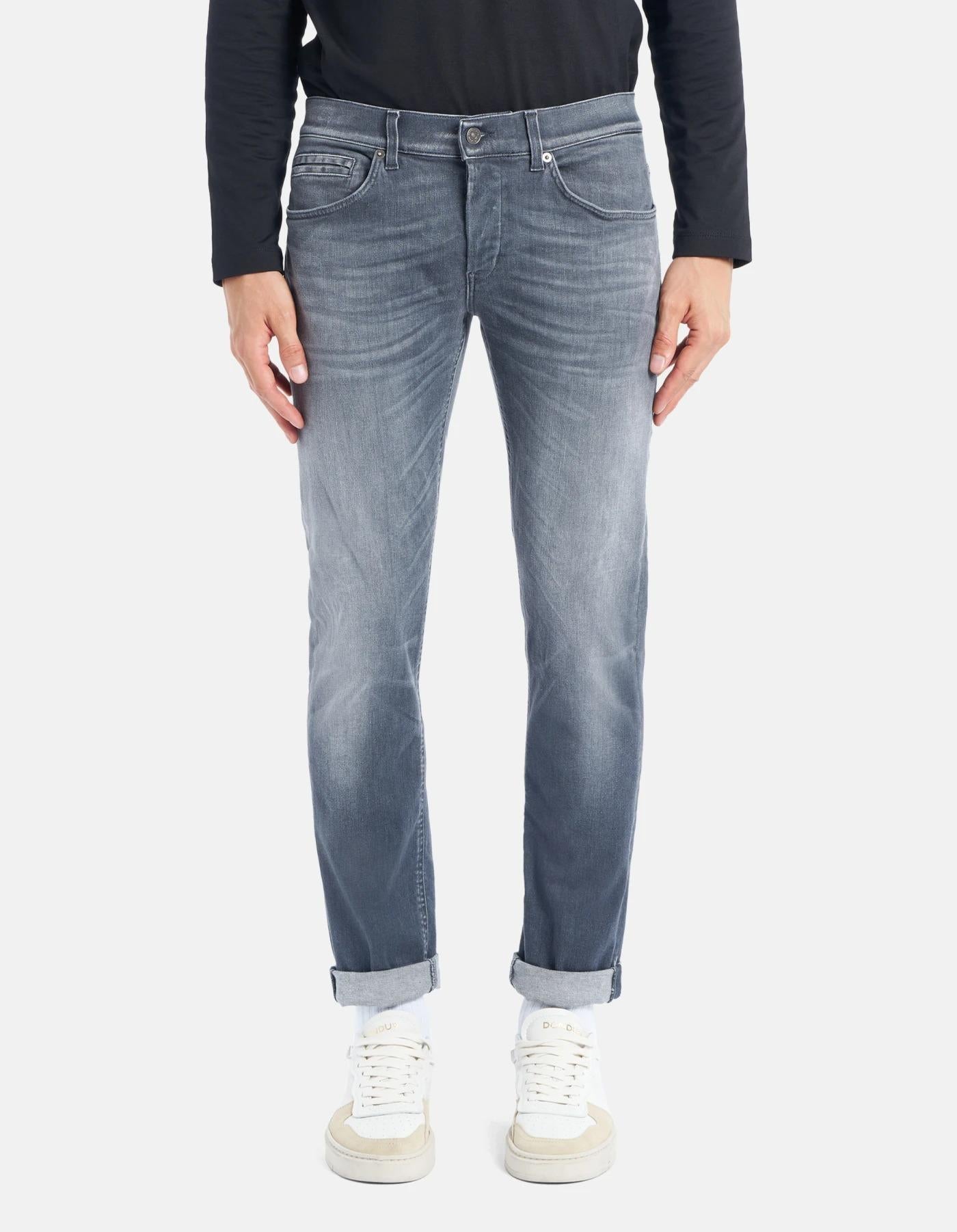 Jeans George skinny in denim stretch<BR/> UP232DS0339LN8 900 DONDUP