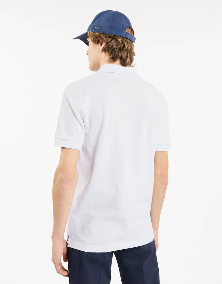 Polo in Piquet Stretch<BR/> NPMB250135STDW B001 FAY