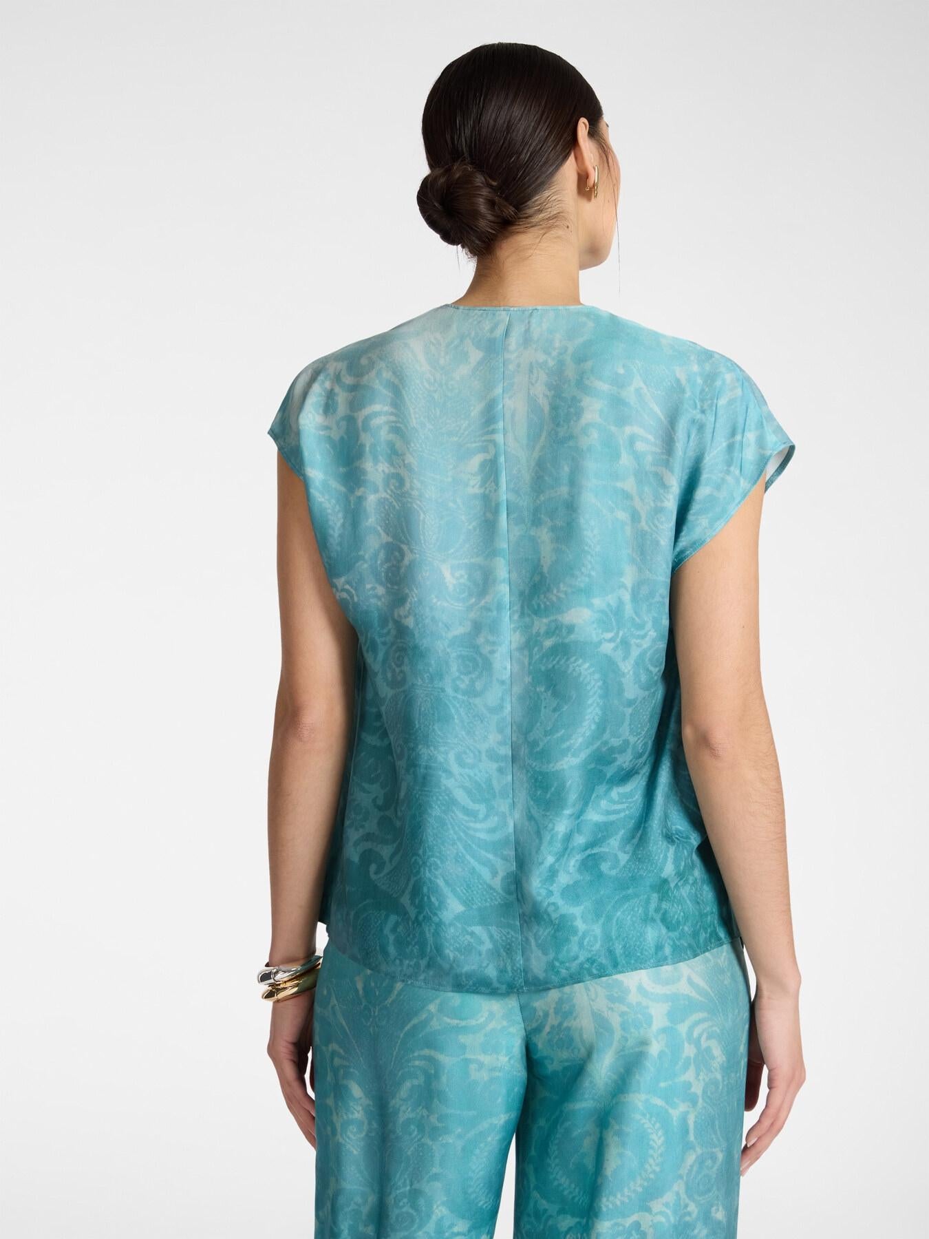 Blusa stampata<BR/> 2000P000219N 01 ELENA MIRO