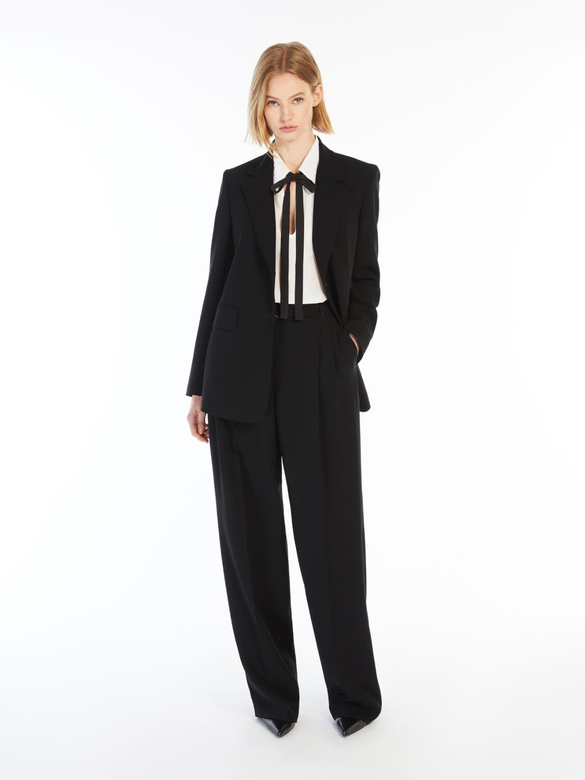 Blazer monopetto in cady LINZ 001 MAX MARA STUDIO