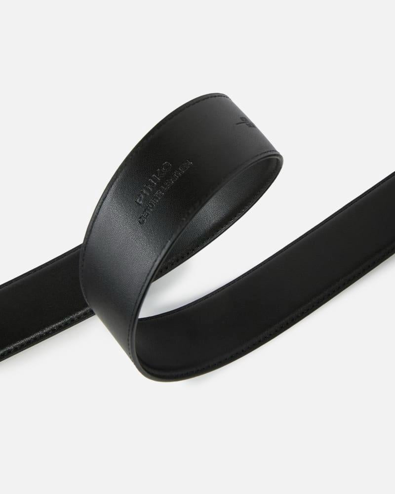 Cintura alta Love Birds in pelle 4cm<BR/><BR/> 100120A0F1 Z99Q PINKO