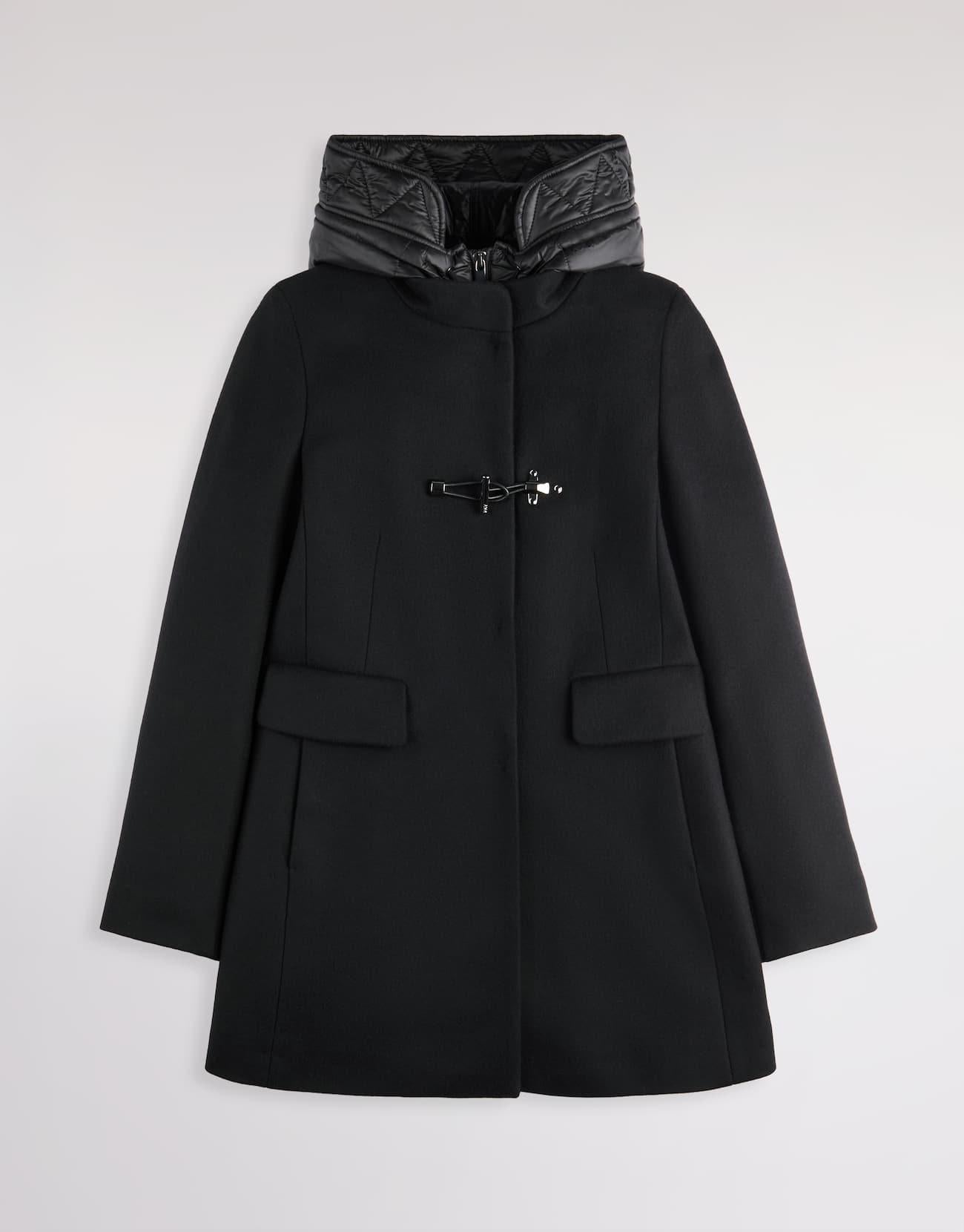Toggle Coat in Panno di Lana<BR/> NAW59513430SGL B999 FAY