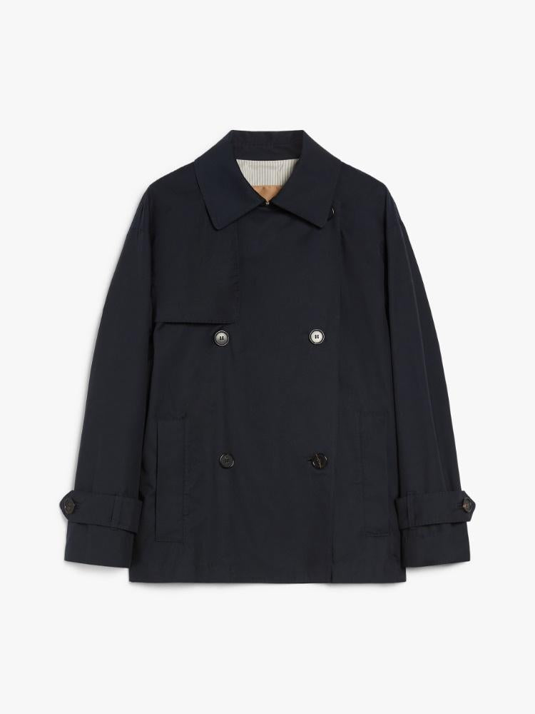 Trench donna corto in twill antigoccia ZENO 006 MAX MARA THE CUBE
