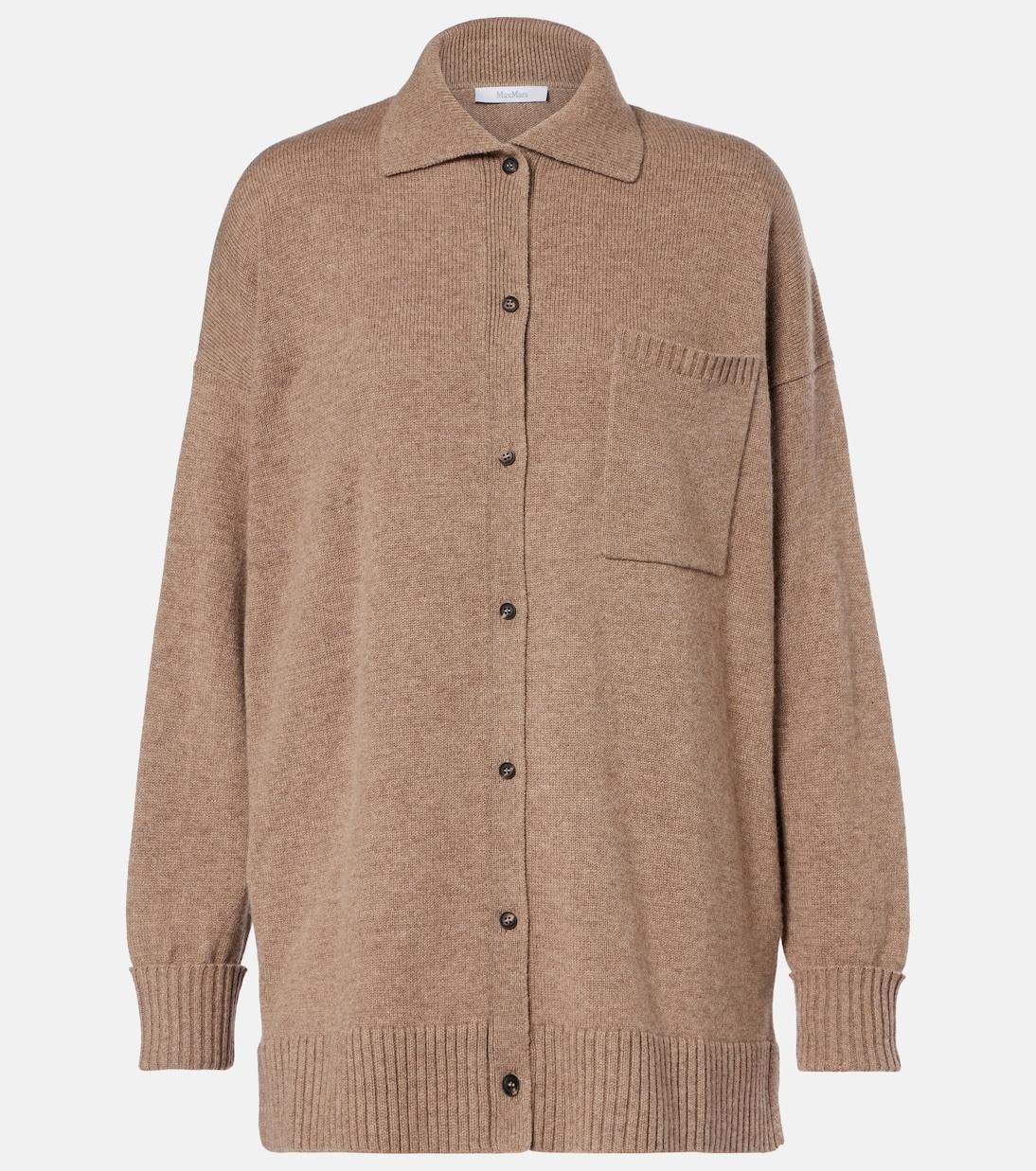 Giacca camicia in lana e cachemire<BR/> BULL 002 MAX MARA