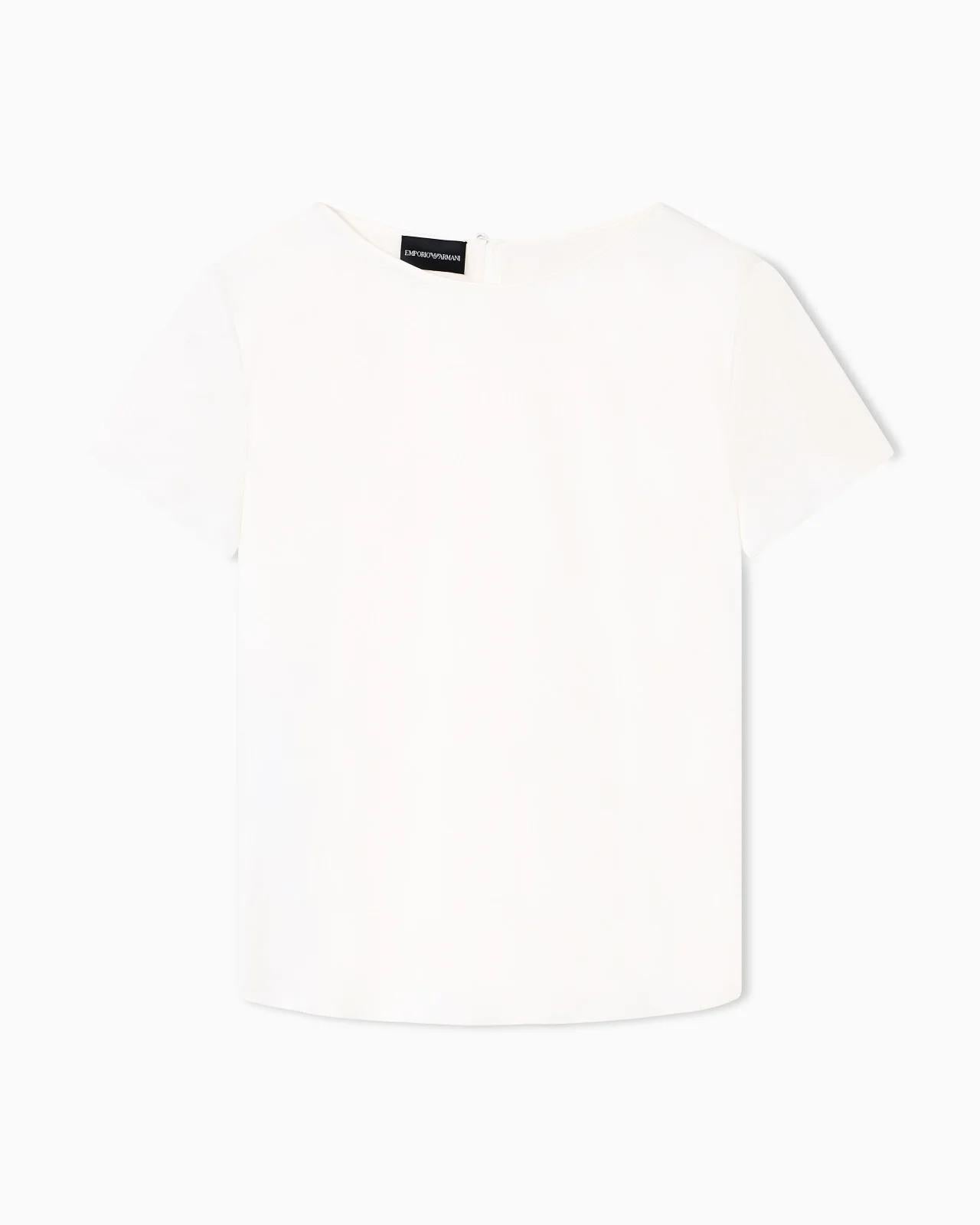 Blusa in raso di seta 8N2K152NXXZ 101 ARMANI