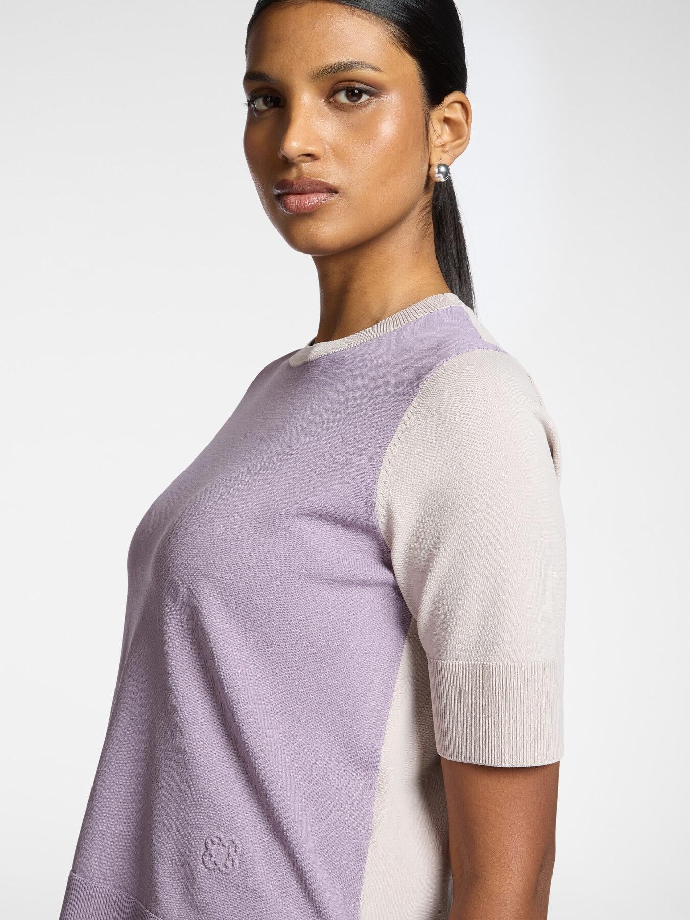 Maglia misto viscosa maniche corte<BR/> M553Z000694N A1 ELENA MIRO