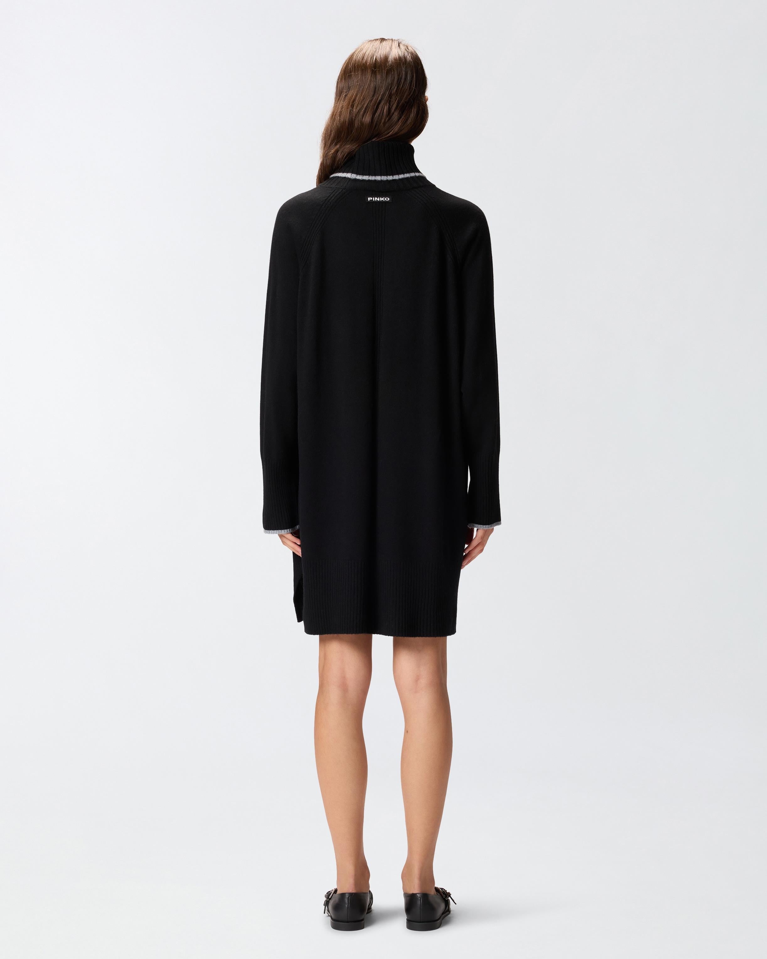 fogo<BR/>Abito corto in maglia a collo alto<BR/><BR/> 105449A2Q9 Z99 PINKO