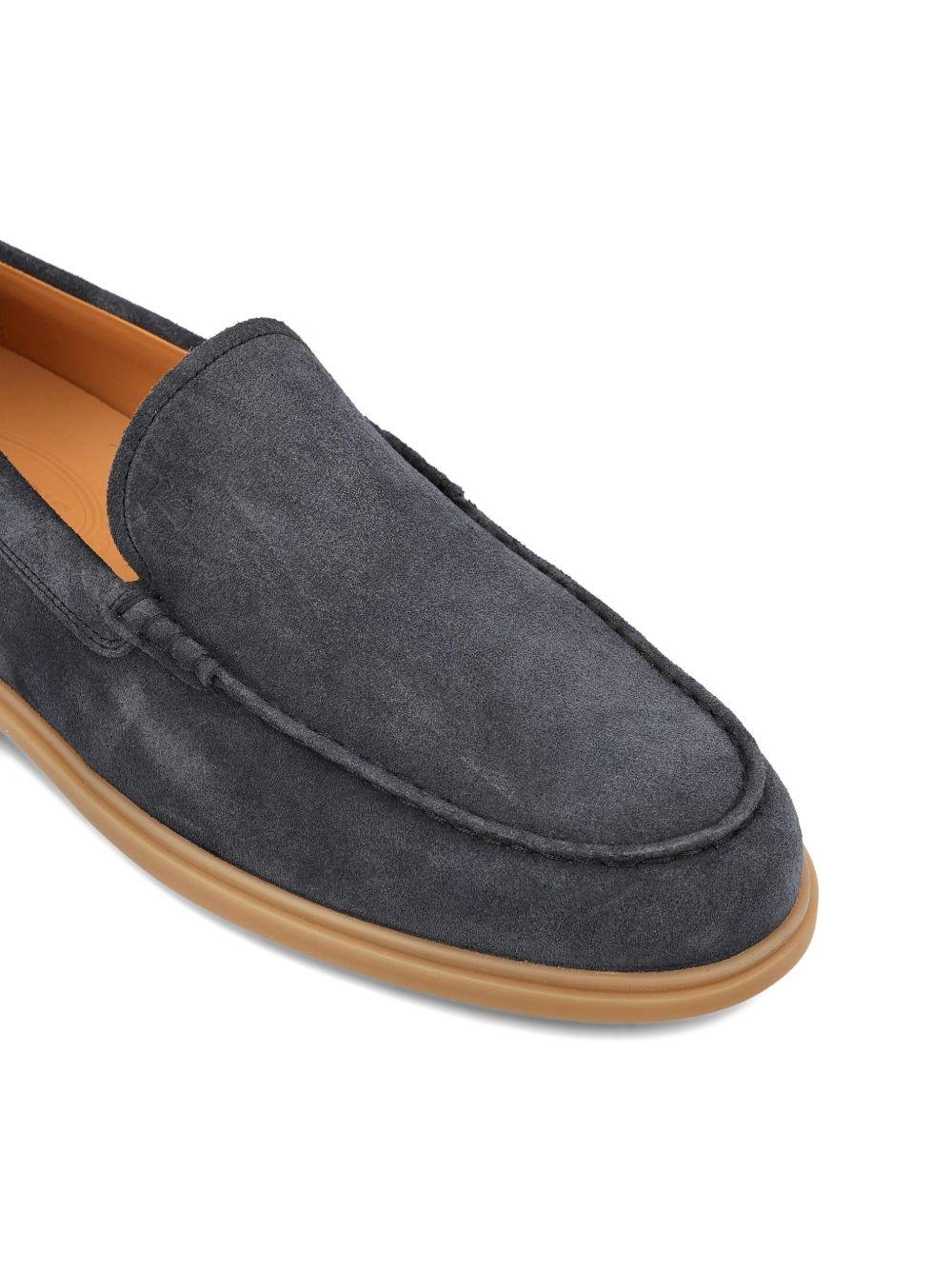 Mocassino Pantofola in Pelle Scamosciata<BR/> XXM78L0AJ30RE0 U835 TOD'S