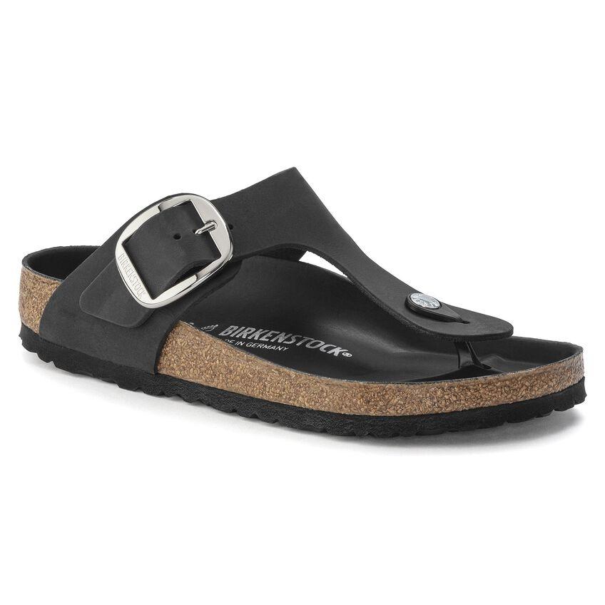 Infradito donna in pelle oleata Gizeh 1023334GIZEH BLACK BIRKENSTOCK