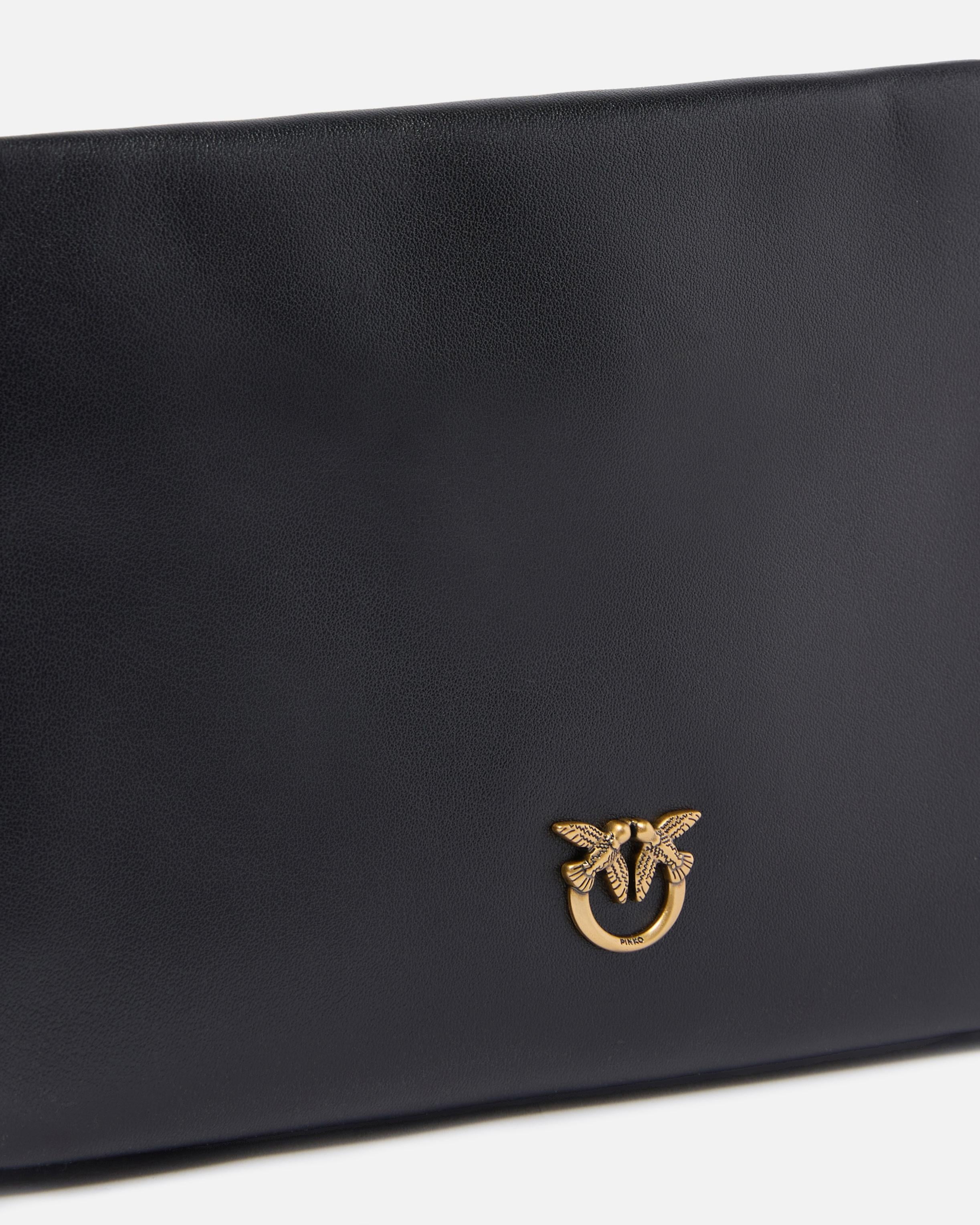 Triplet mini<BR/>Borsa a tracolla Mini One, Two, Three Bag in pelle<BR/><BR/> 105883A0QO Z99Q PINKO